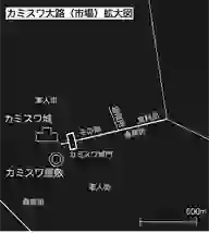 カミスワ大路周辺図